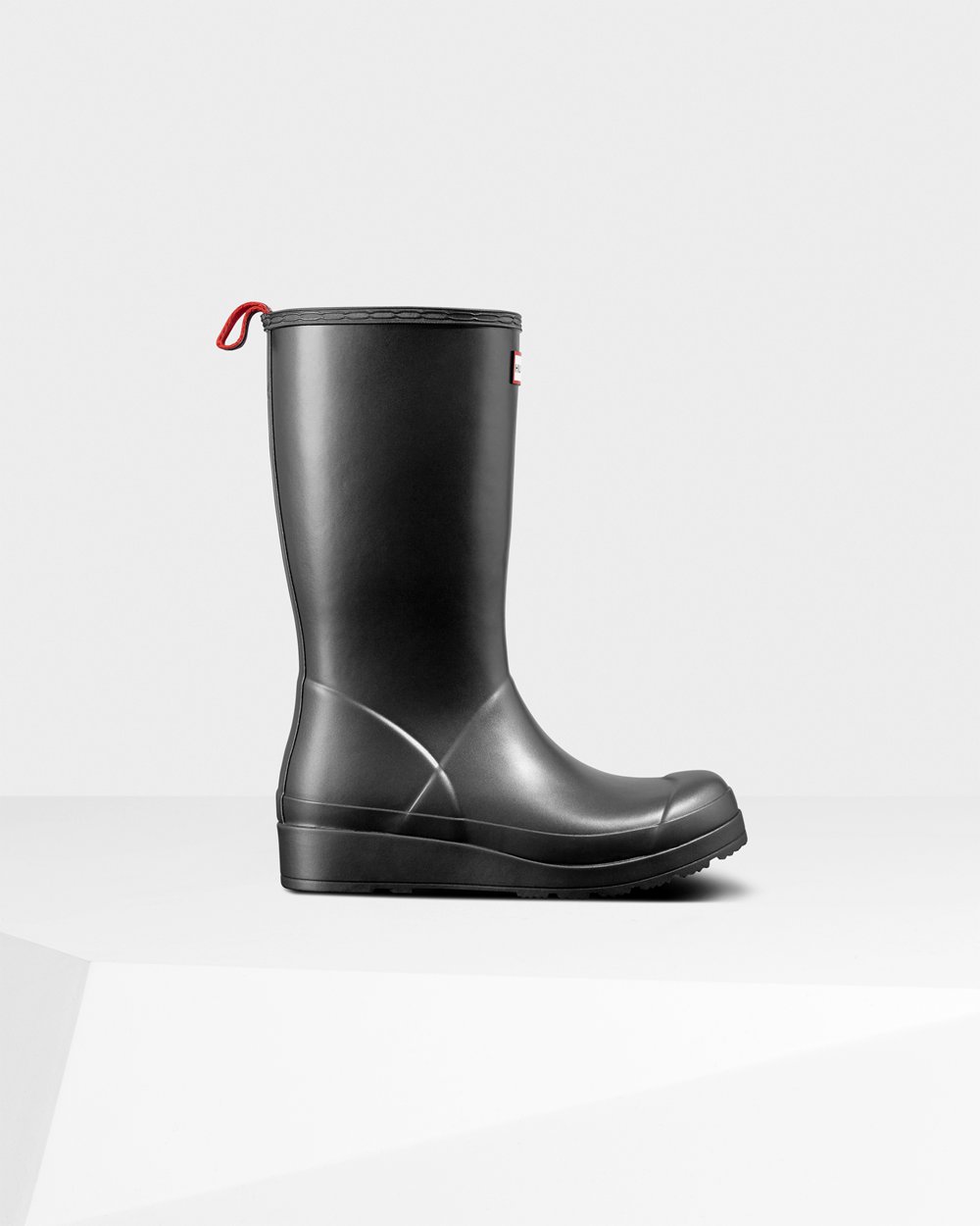 Play Botas Original Tall Pearlized Rain Hunter Mujer - Negros - 941082FYP